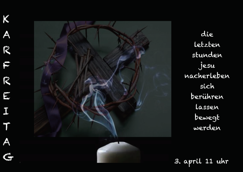 Karfreitagsgottesdienst Einladung